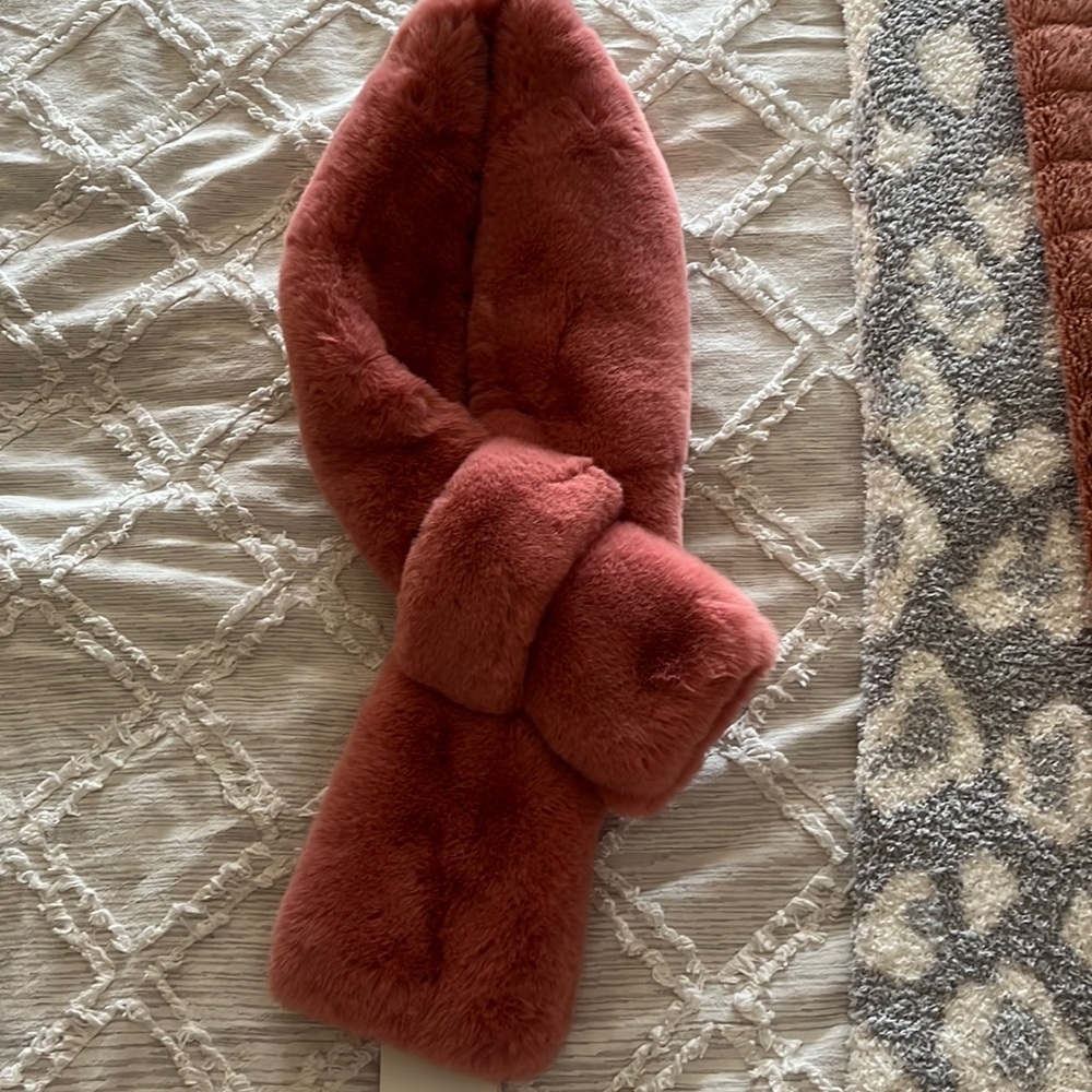 Rose colored Apparis Scarf/Wrap